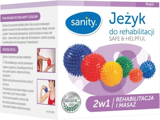 ZSZ Míč masážní ježek 7 cm