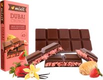 Mixit Dubajská čokoláda s jahodovou náplní 70 g