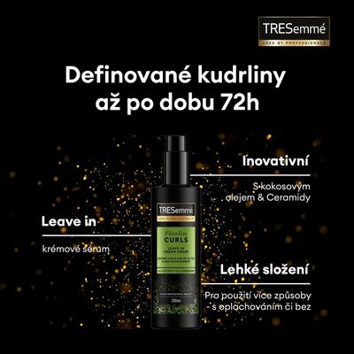 TreSemmé Flawless Curls leave in krémové sérum na vlasy 200 ml