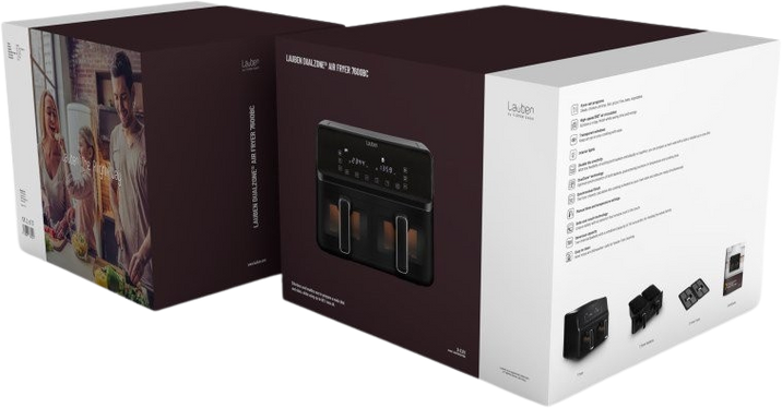 Lauben DualZone® Air Fryer 8000BC