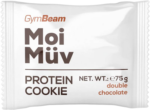 GymBeam MoiMüv Protein Cookie dvojitá čokoláda 75 g