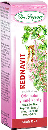 Dr.Popov Kapky bylinné Rednavit 50 ml