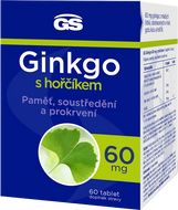 GS Ginkgo 60mg s hořčíkem 60 tablet