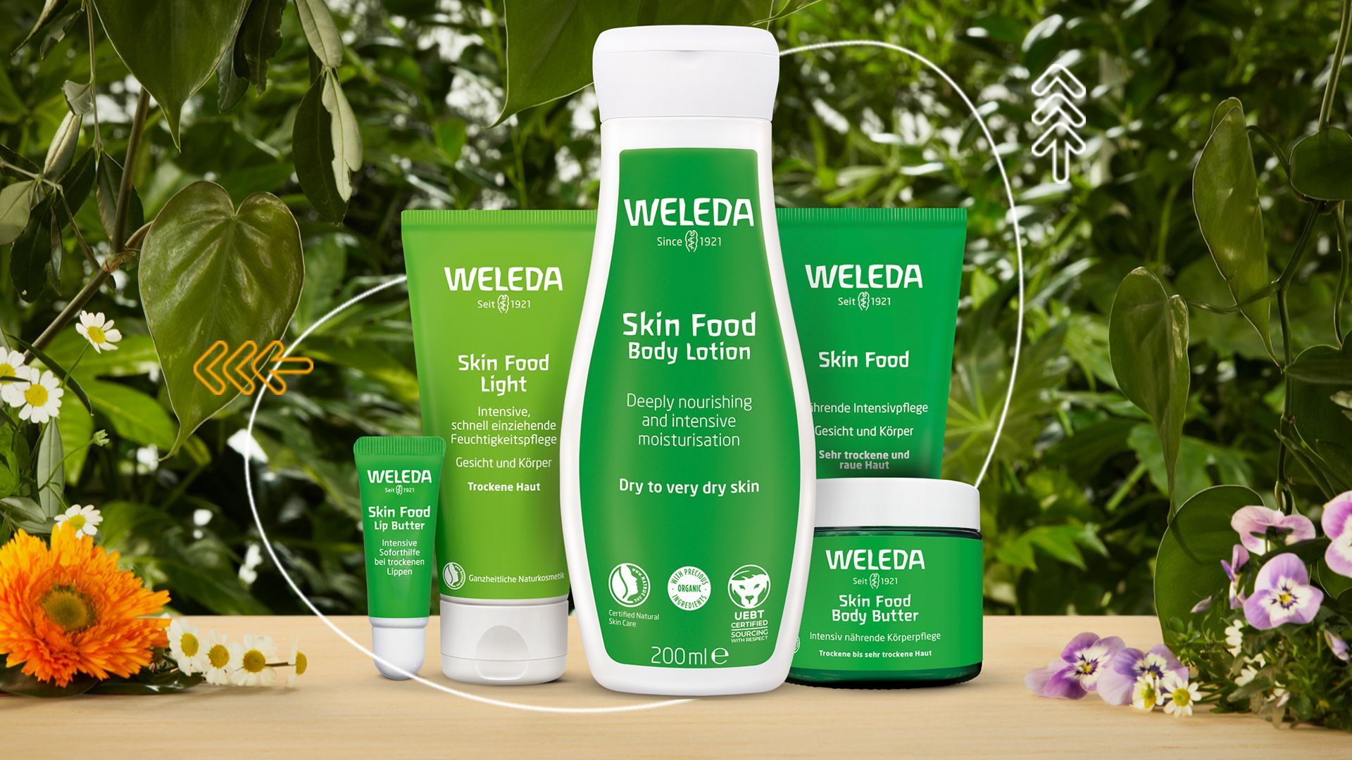 weleda skin food nová řada