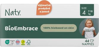 Naty Plenky Bioembrace Maxi 7 - 18 kg  - ECONOMY PACK 44 ks