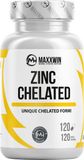 Maxxwin Zinc Chelated 120 kapslí