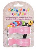 T-Tomi Kočárkové kolíčky pastel pink 2 ks