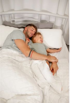 SleepLab Cotton zátěžová deka 140x200cm 6 kg