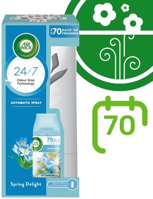 Airwick Automatický difuzér Freshmatic bílý s náplní Svěží vánek 250 ml