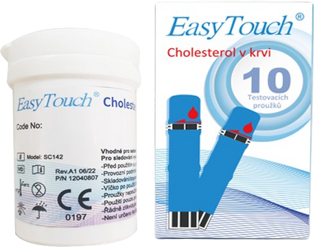 EasyTouch Proužky cholesterol 10 ks
