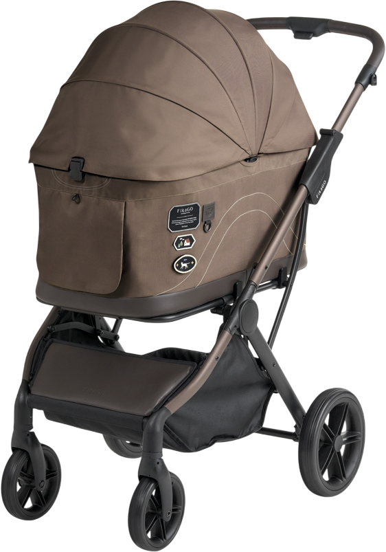 FIKAGO Kočárek Toggle Fika Brown 1 ks