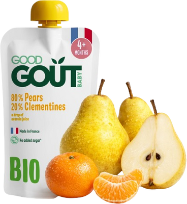 Good Goût BIO Hruška s klementinkou 120 g