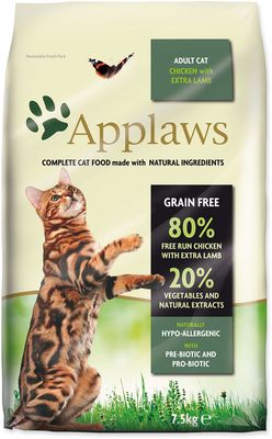 Applaws Cat Dry Adult Chicken with Lamb 7.5 kg