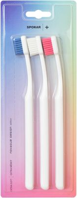 Spokar Zubní kartáček 3428 + extra měkký 3-pack 3 ks