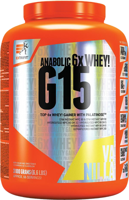 Extrifit G 15 Anabolic Gainer vanilka 3000 g