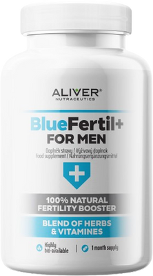 Aliver BlueFertil+ mužská plodnost 120 kapslí
