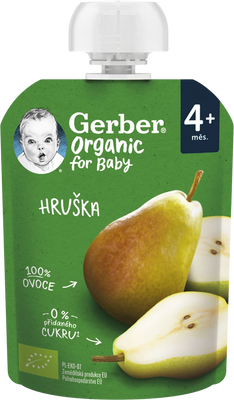 Gerber Organic kapsička hruška 90 g