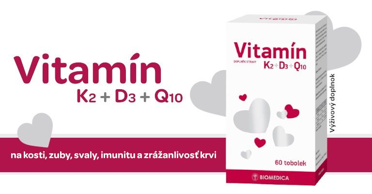 Vitamín K2, Vitamín D3, Vitamín Q10