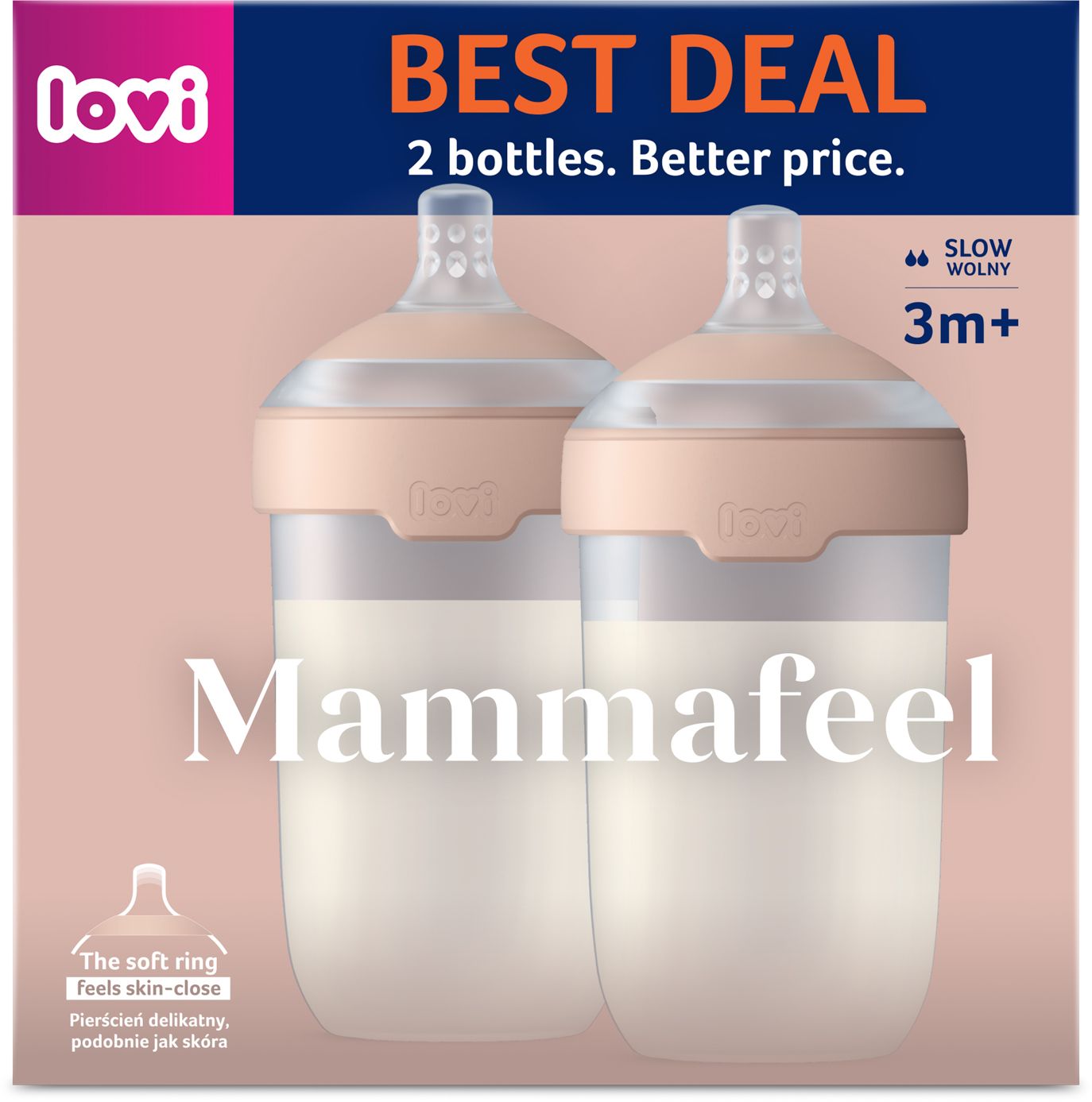 LOVI Set lahví MAMMAFEEL 2 x 250 ml