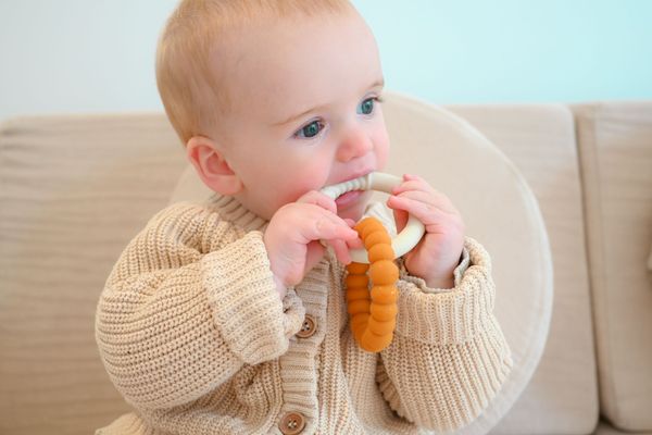 Jellystone Designs Kousátko Slunce, béžové/oranžové