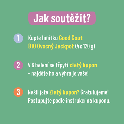 Good Goût BIO Ovocný Jackpot 4 x 120 g