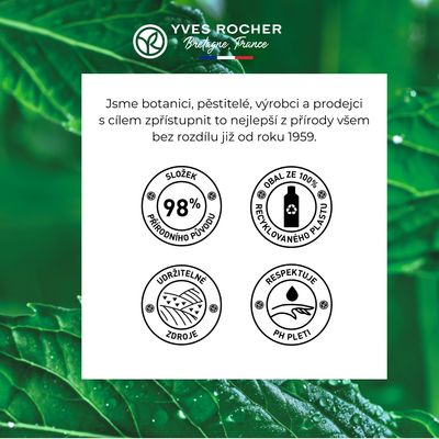 Yves Rocher Tonikum s okamžitým zmatňujícím účinkem 150 ml