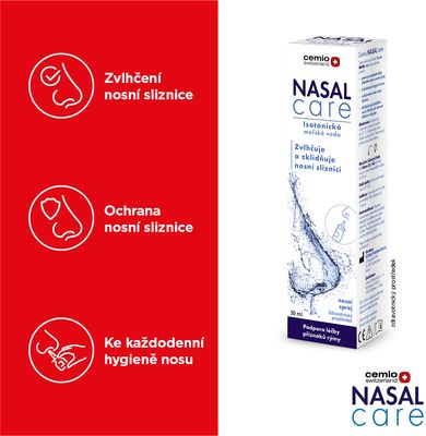 Cemio Nasal Care Isotonická mořská voda 30 ml