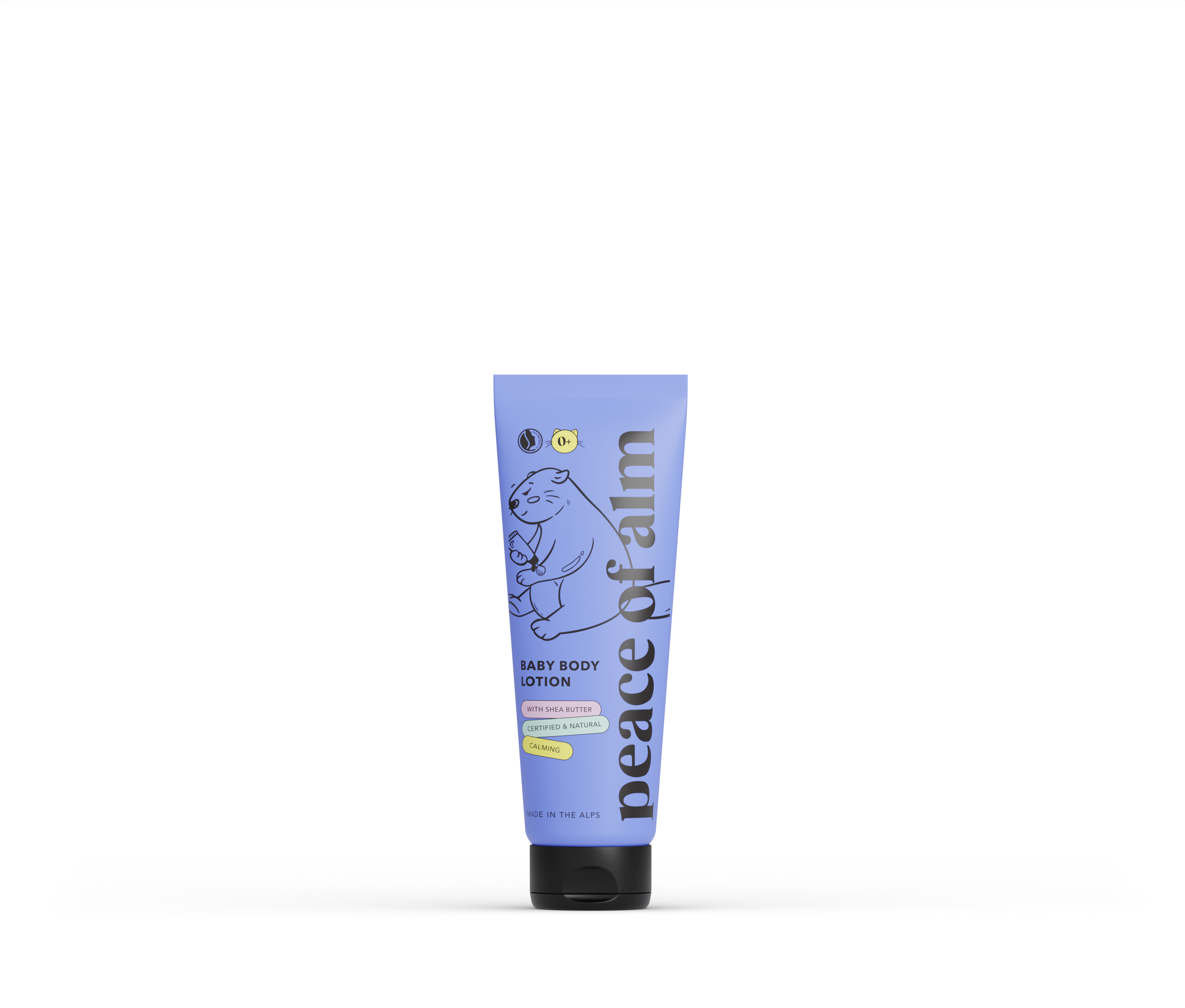 Peace of Alm Dětské tělové mléko 125 ml