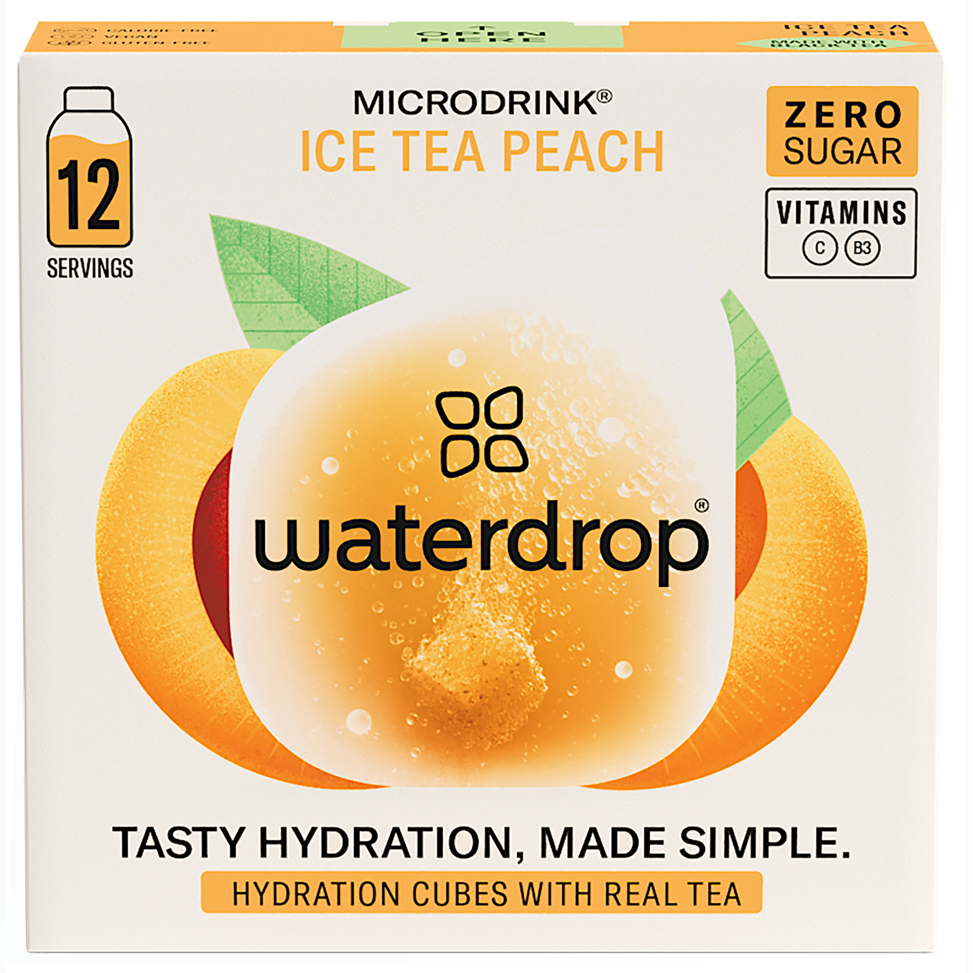 Waterdrop Broskvový ledový čaj 12 kapslí