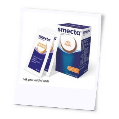 Smecta, průjem, léčba průjmu