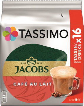 Tassimo kapsle Jacobs Café Au Lait 16 kapslí