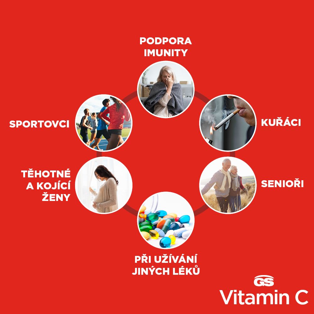 GS Vitamin C 1000 mg se šípky 130 tablet