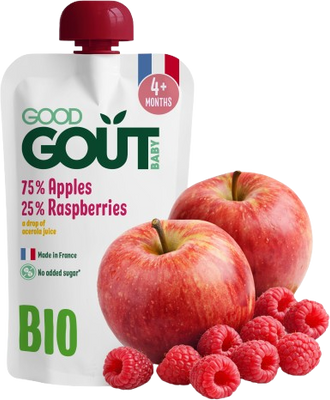 Good Goût BIO Jablko s malinou 120 g