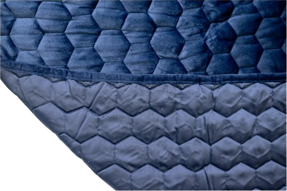 SleepLab Cool & Warm Blue zátěžová deka 140x200cm 9 kg