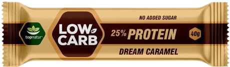 Topnatur Low Carb Proteinová tyčinka - Dream Caramel 40 g