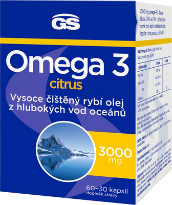 GS Omega 3 citrus 90 ks