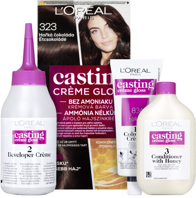 L'Oréal Paris Barva na vlasy Casting Crème Gloss Odstín: 323 Hořká čokoládová