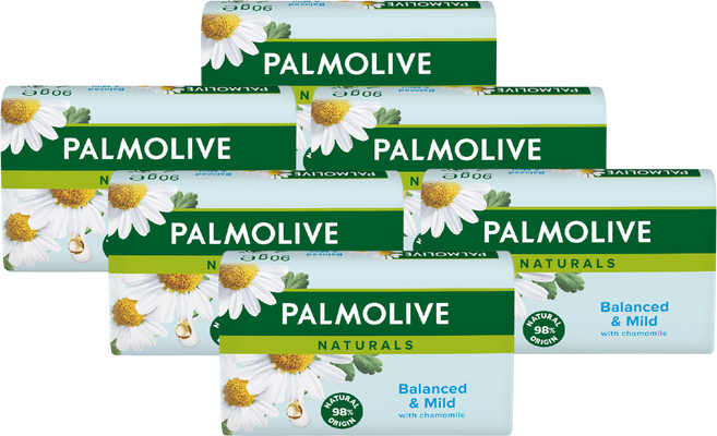 Palmolive mýdlo Heřmánek 6 x 90 g
