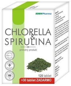 Edenpharma CHLORELLA+SPIRULINA 150 tablet
