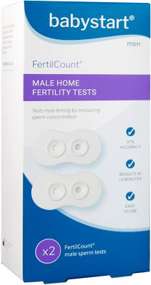 BabyStart Test Mužské plodnosti Fertilcount 2 ks