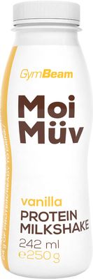 GymBeam MoiMüv Protein Milkshake vanilka 242 ml