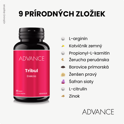 ADVANCE Tribul - erekce 60 kapslí