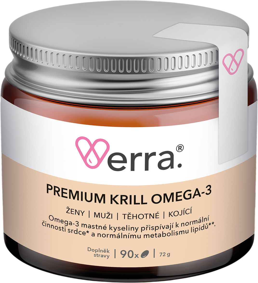 Verra Premium Krill Omega-3 90 měkkých tobolek