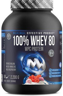Maxxwin 100% WHEY 80 Malina 2200 g