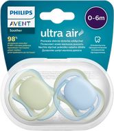 Philips Avent Šidítko Ultra air neutral 0-6m chlapec modrá 2 ks