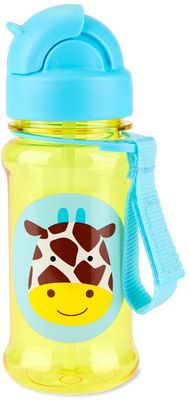 Skip Hop Zoo tritan Láhev s brčkem Žirafa 12m+, 355 ml