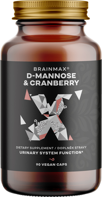 BrainMax D-Mannose & Cranberry 90 kapslí