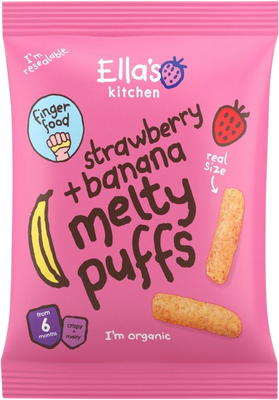 Ella's Kitchen BIO Křupky jahoda a banán 20 g