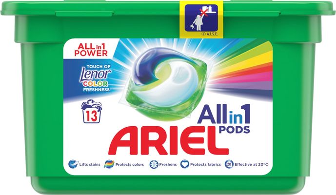Ariel gelové kapsle Touch of Lenor 13 ks