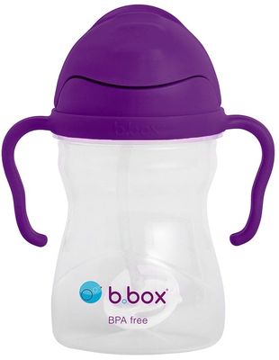 B.box Hrneček s brčkem hrozny 240 ml